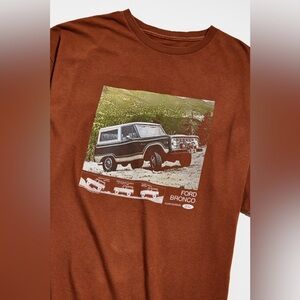 Ford‎ Official Licensed Brono Short Sleeve T-shirt in Brown Size Large EUC
